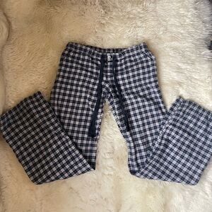 Vintage | HTF Gilly Hicks super low rise wide leg flannel pajama pants